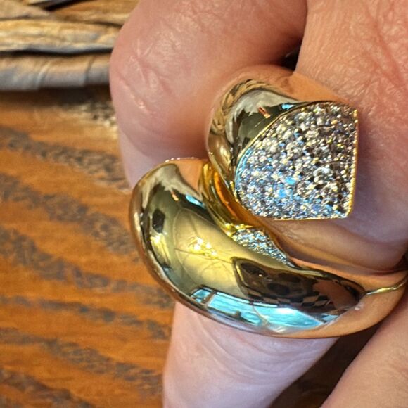 nOIr jewelry collection twisted pyramid ring New with tags - Picture 11 of 12